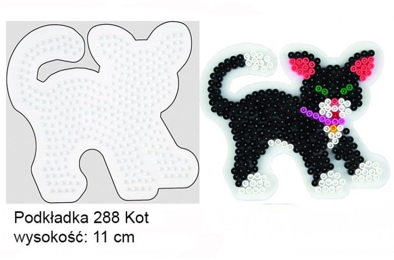 Koraliki Hama Midi Podkładka 288 Kot
