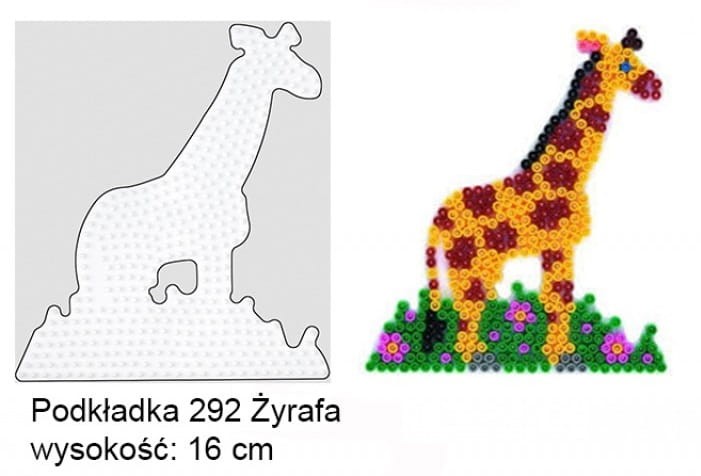 Koraliki Hama Midi Podkładka 292 Żyrafa