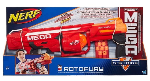 NERF B1269 N-Strike Pistolet Mega Rotofury