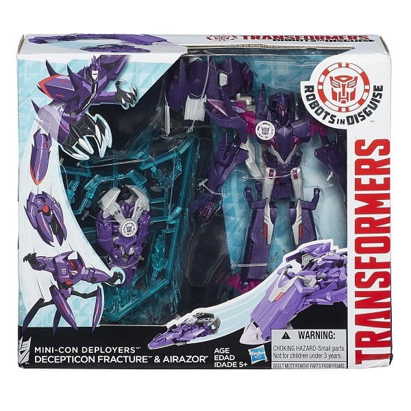 Hasbro TRANSFORMERS ROBOTS in DISGUISE B1977 Decepticon Fracture &amp;; Airazor
