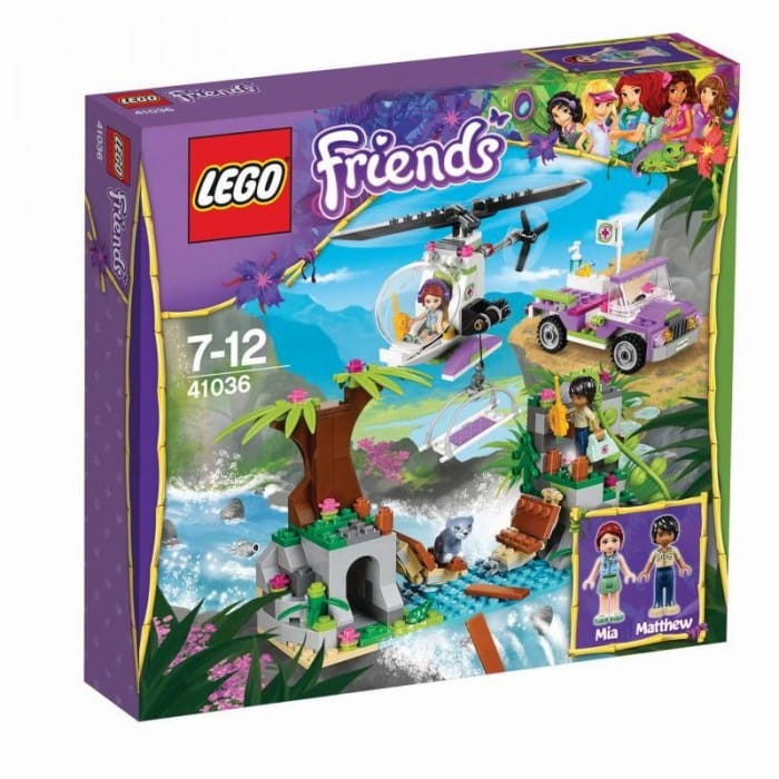 Klocki LEGO FRIENDS 41036 Dżungla Ratunek na Moście Niedźwiadka
