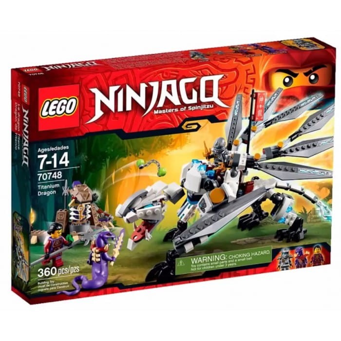 Klocki LEGO NINJAGO 70748 Tytanowy Smok