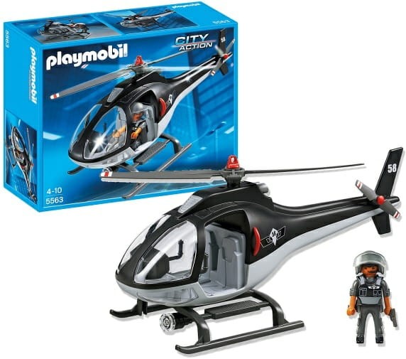 Playmobil 5563 Klocki City Action Helikopter Jednostki Specjalnej
