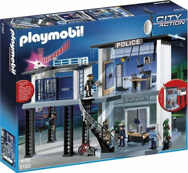 Playmobil 5182 Klocki City Action Komisariat Policji z dźwiękiem i światłem