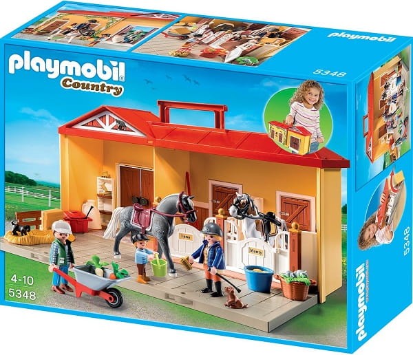Playmobil Klocki Country 5348 Przenośna Stajnia