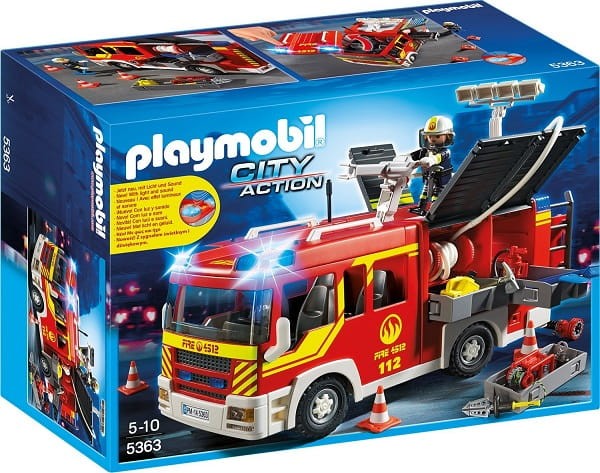 Playmobil 5363 Klocki City Action Samochód Strażacki