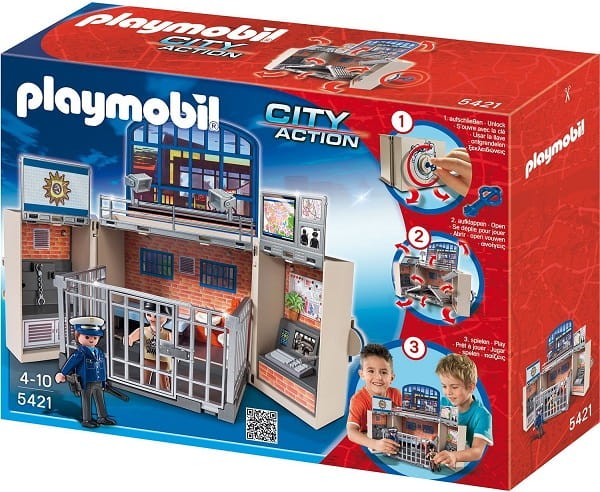 Playmobil 5421 Klocki City Action Komisariat Policji - Game Box