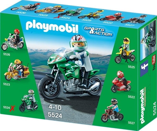 Playmobil Klocki Sports &amp;; Action 5524 Motor Sports Bike