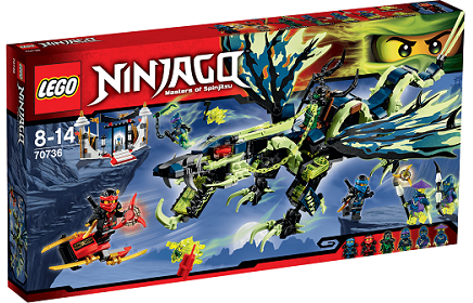 Klocki LEGO NINJAGO 70736 Atak Smoka Moro