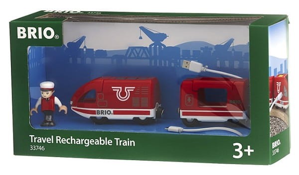 BRIO Pociąg Osobowy z akumulatorem 33746