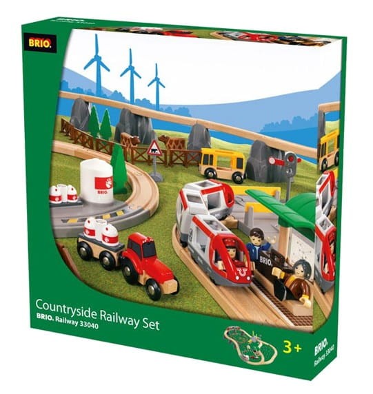 BRIO Duży Zestaw Kolejka na Wsi 33040