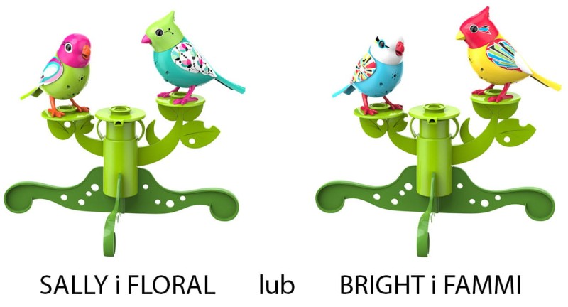 Dumel Digi Birds Śpiewające Ptaszki - Zestaw z drzewkiem seria 3