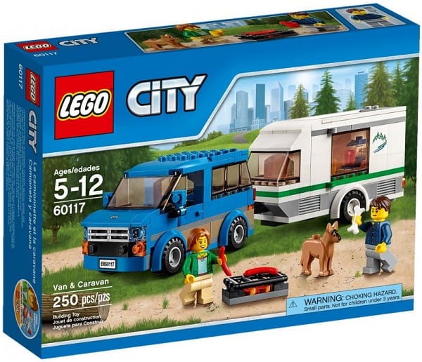 Klocki LEGO CITY 60117 Van z przyczepą kempingową