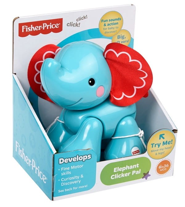 Fisher Price CGG82 Klikające Zwierzątko - Słonik