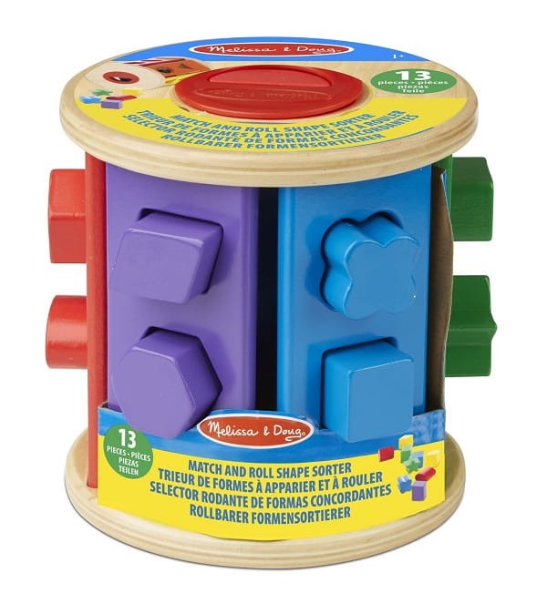 Melissa &amp;; Doug Drewniany Roller - Sorter z Kształtami 19041