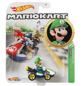 Hot Wheels GBG25 GLP37 Mariokart pojazd Luigi