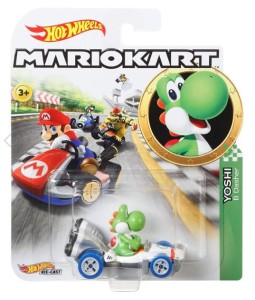 Hot Wheels GBG25 GLP38 Mariokart pojazd Yoshi