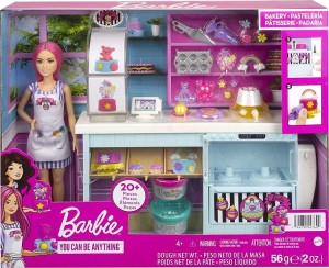 Barbie – Możesz być kim chcesz - Cukiernia z ciastoliną + lalka HGB73