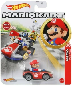 Hot Wheels – Super Mario Mariokart – Pojazd Mario Wild Wing GBG25 GRN17