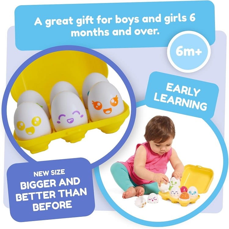 Tomy - Jajeczka z dźwiękami w opakowaniu 73560