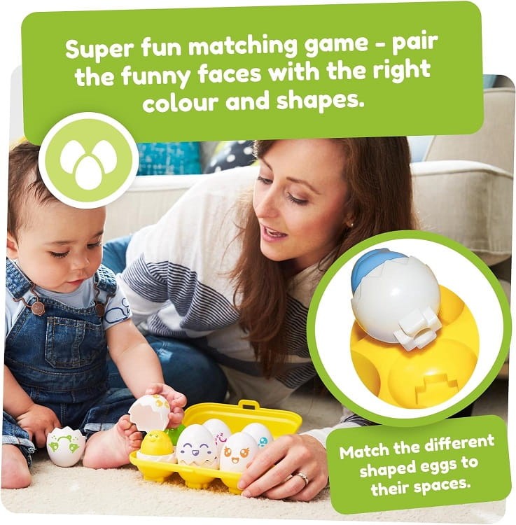 Tomy - Jajeczka z dźwiękami w opakowaniu 73560