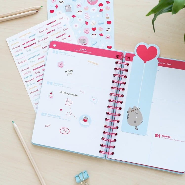 Pusheen – Notes z kalendarzem 2023/2024 AEESVA523