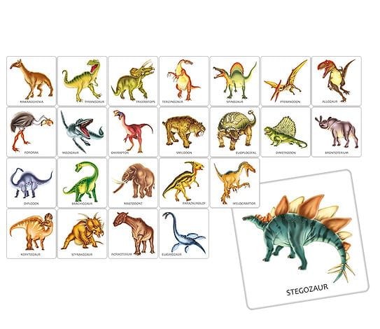 Adamigo - Gra edukacyjna - Memory: Dinozaury 07417