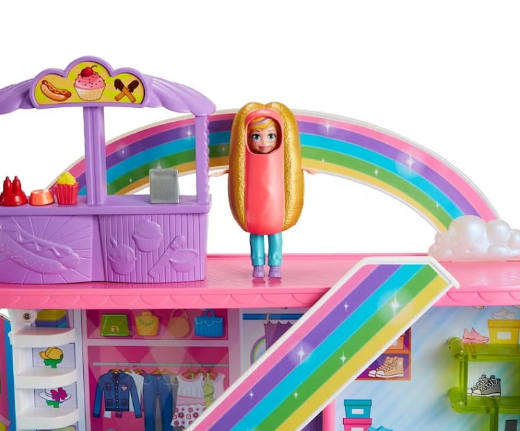 Polly Pocket – Tęczowe centrum handlowe HHX78