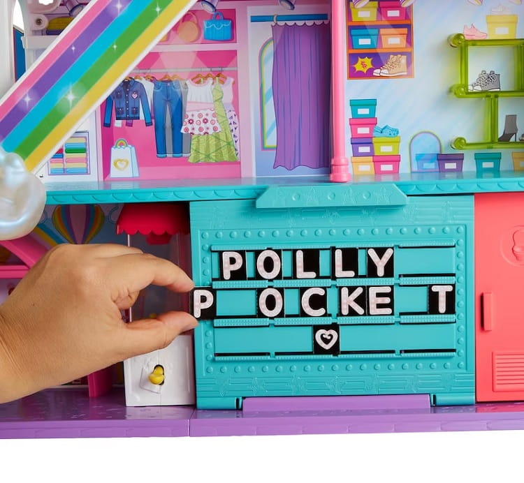Polly Pocket – Tęczowe centrum handlowe HHX78