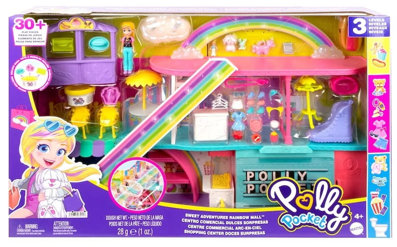 Polly Pocket – Tęczowe centrum handlowe HHX78