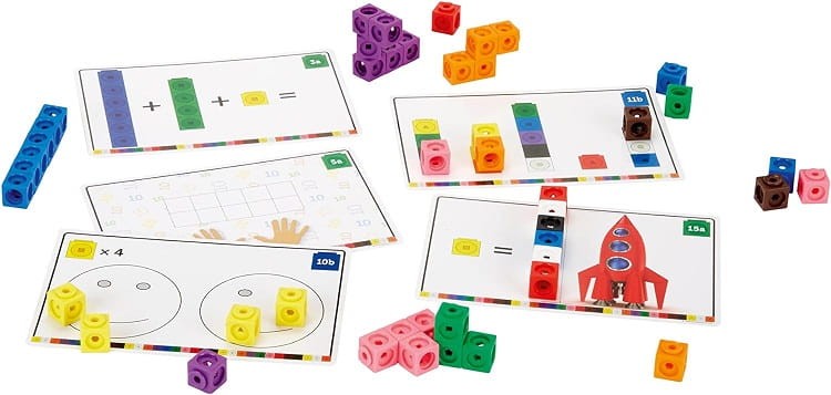 Learning Resources - MathLink Cubes - Kostki z zadaniami LSP4286
