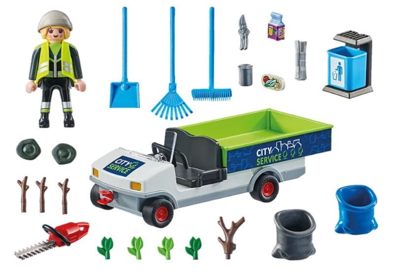Playmobil City Action 71433 Sprzątanie miasta samochodem elektrycznym