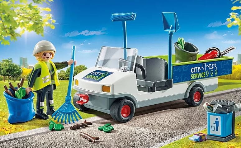 Playmobil City Action 71433 Sprzątanie miasta samochodem elektrycznym