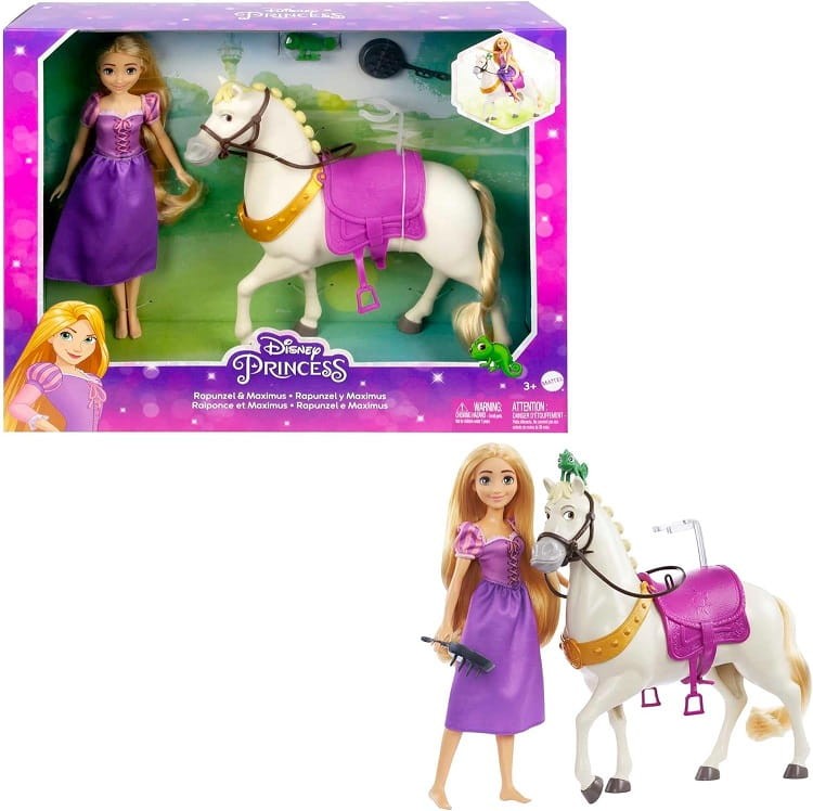 Disney Princess - Roszpunka i koń Maximus HLW23