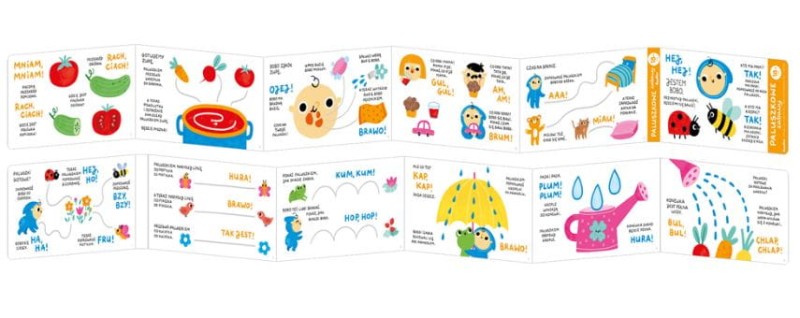 CzuCzu – 762749 – Paluszkowe zabawy- Książeczka aktywizująca – 18m+