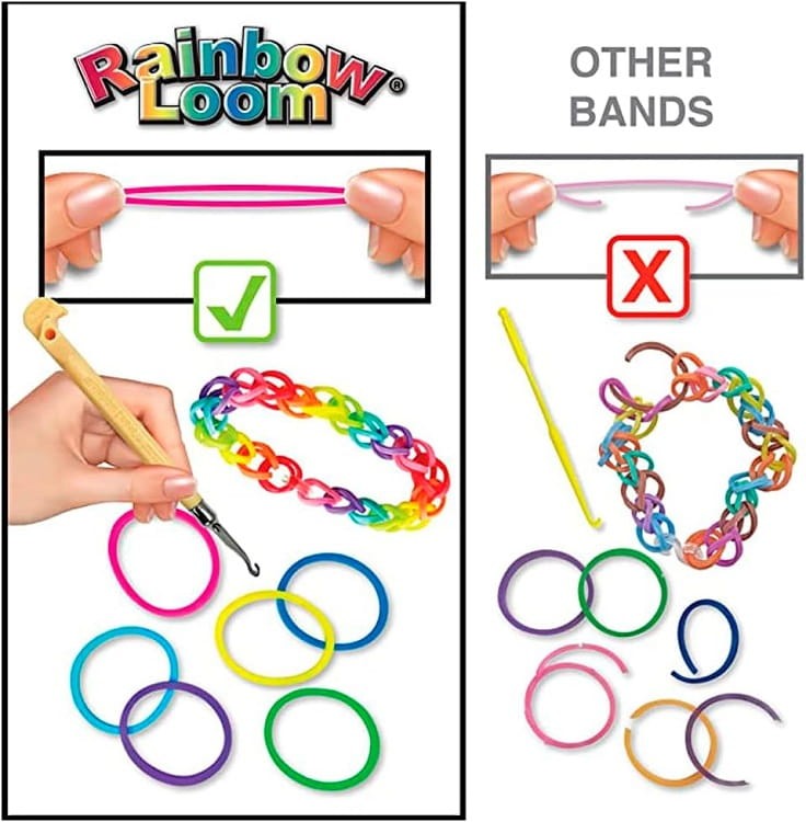 Rainbow Loom - Zestaw do robienia bransoletek 20103