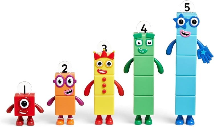 Learning Resources - Number Blocks - Kostki do nauki liczenia 1-5 HM95356
