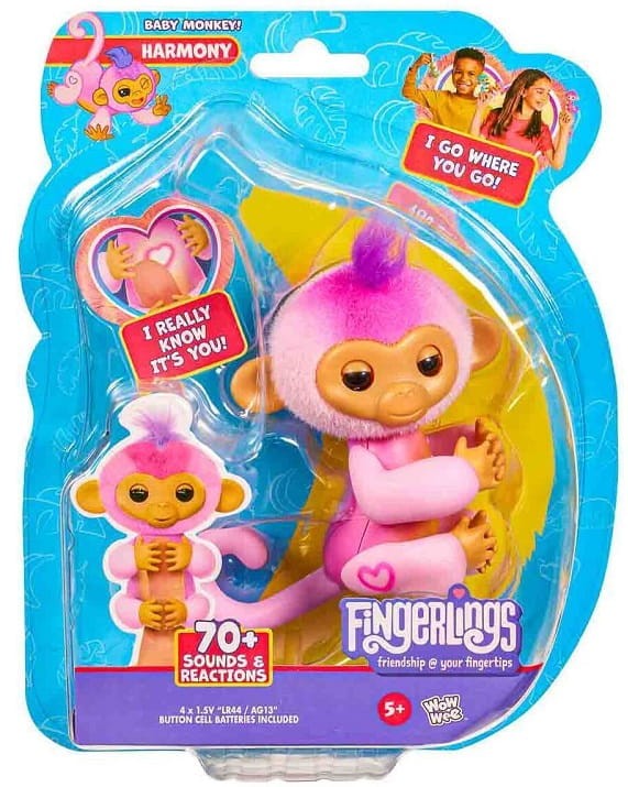 Fingerlings - Interaktywna małpka na palec - Harmony 3110