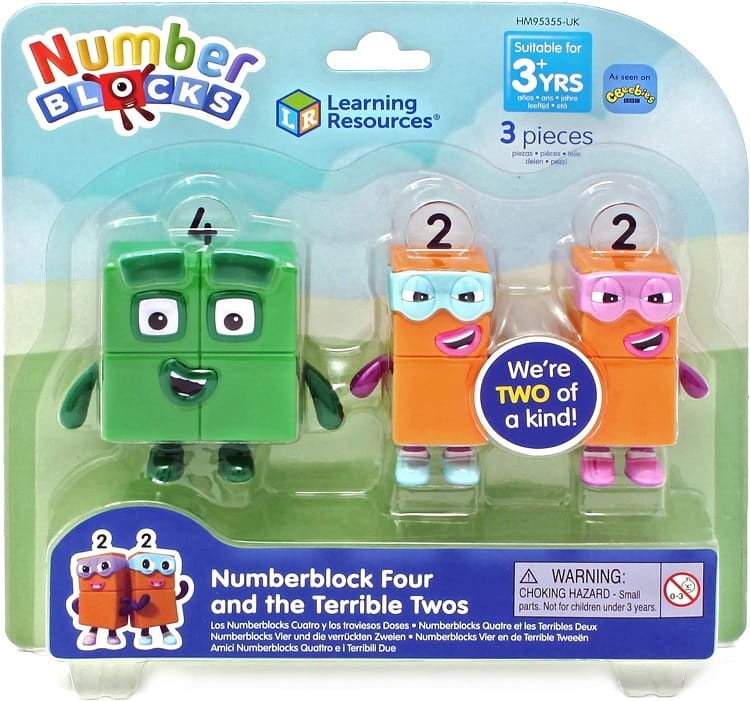 Learning Resources - Number Blocks - Bloki numeryczne 2 i 4 HM95355