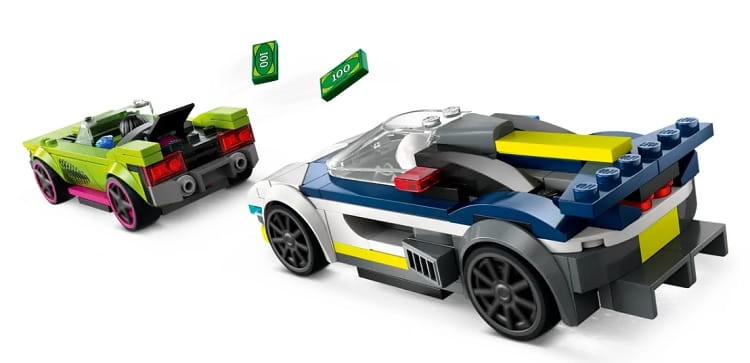 LEGO City 60415 Pościg radiowozu za muscle carem