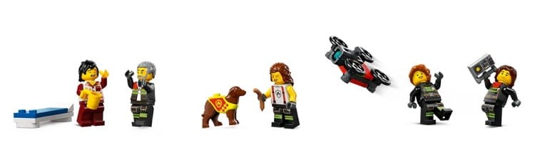LEGO City 60414 Remiza strażacka z wozem strażackim