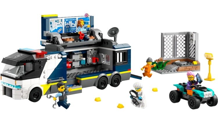 LEGO City 60418 Policyjna ciężarówka z laboratorium kryminalnym