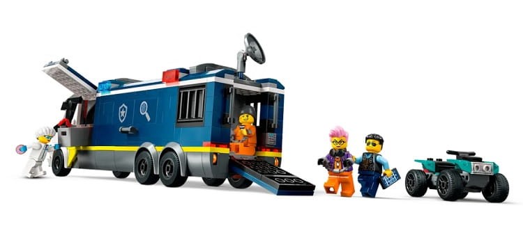 LEGO City 60418 Policyjna ciężarówka z laboratorium kryminalnym