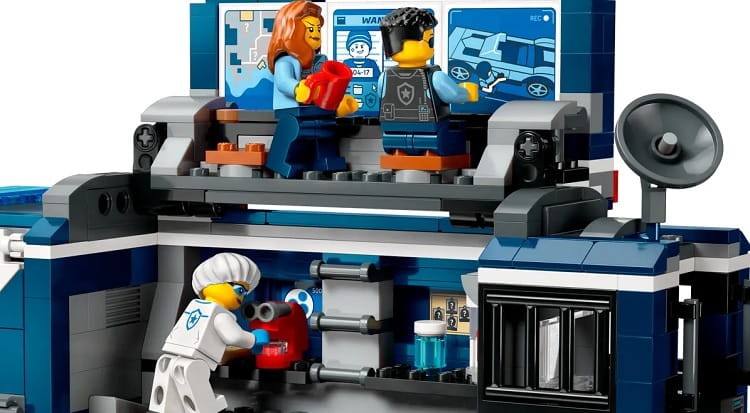 LEGO City 60418 Policyjna ciężarówka z laboratorium kryminalnym