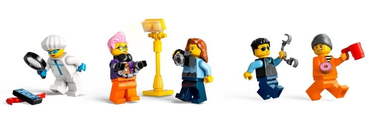 LEGO City 60418 Policyjna ciężarówka z laboratorium kryminalnym