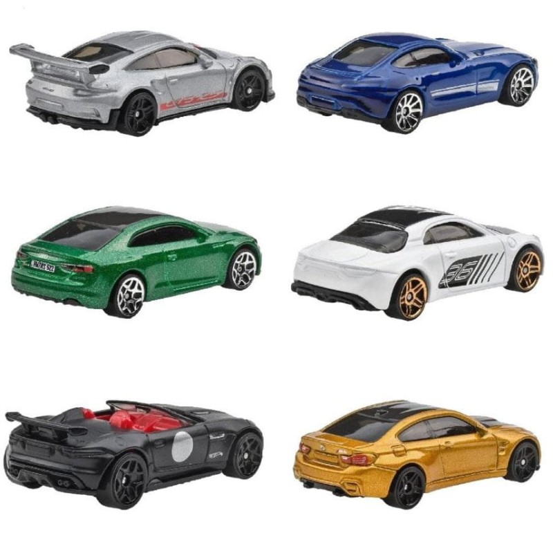 Hot Wheels - Zestaw 6 samochodzików Premium - HGM12