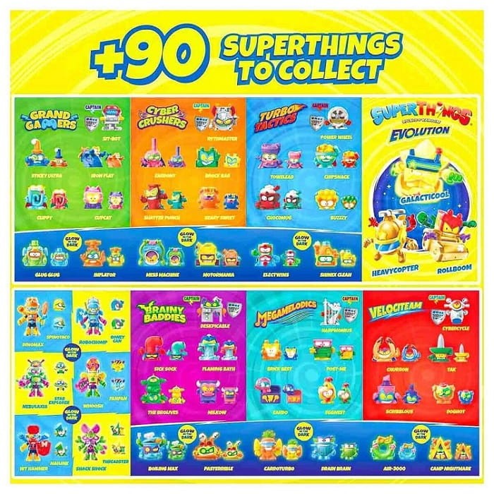 Super Things – Evolution 13 seria Super Zings – Zestaw 25 SASZETEK 31209