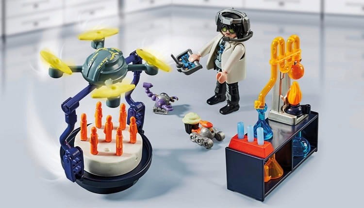 Playmobil My Life 71450 Naukowiec z robotami