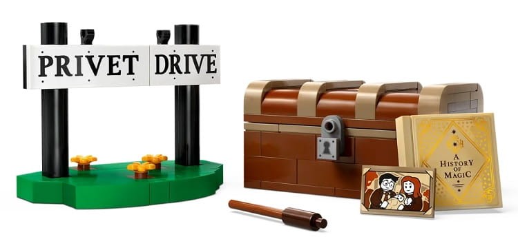 LEGO Harry Potter 76425 Hedwiga z wizytą na ul. Privet Drive 4