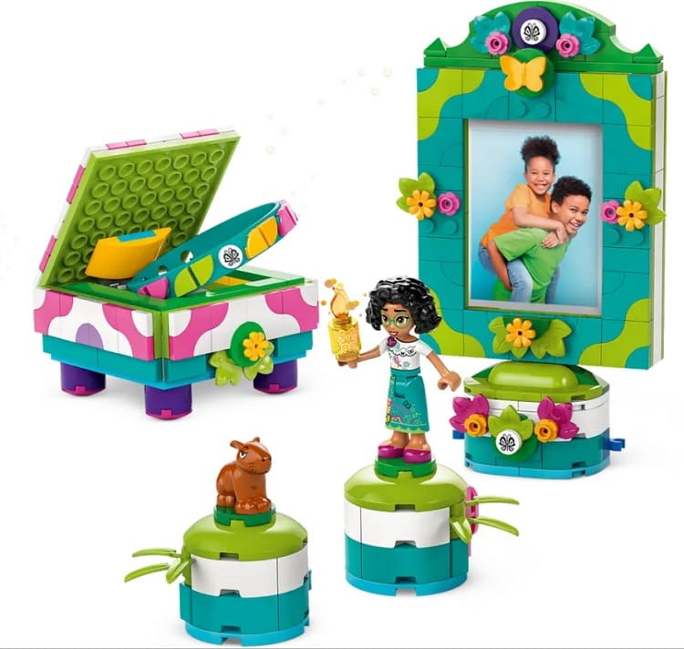 LEGO Disney 43239 Ramka na zdjęcia i szkatułka Mirabel